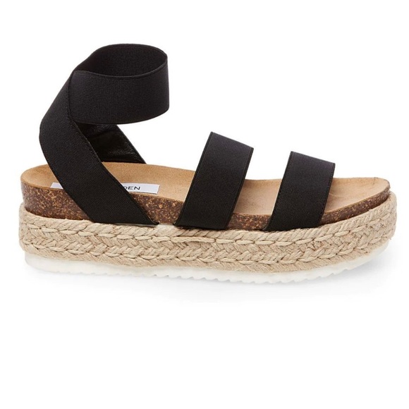 Steve Madden Black Sandals - Picture 1 of 4